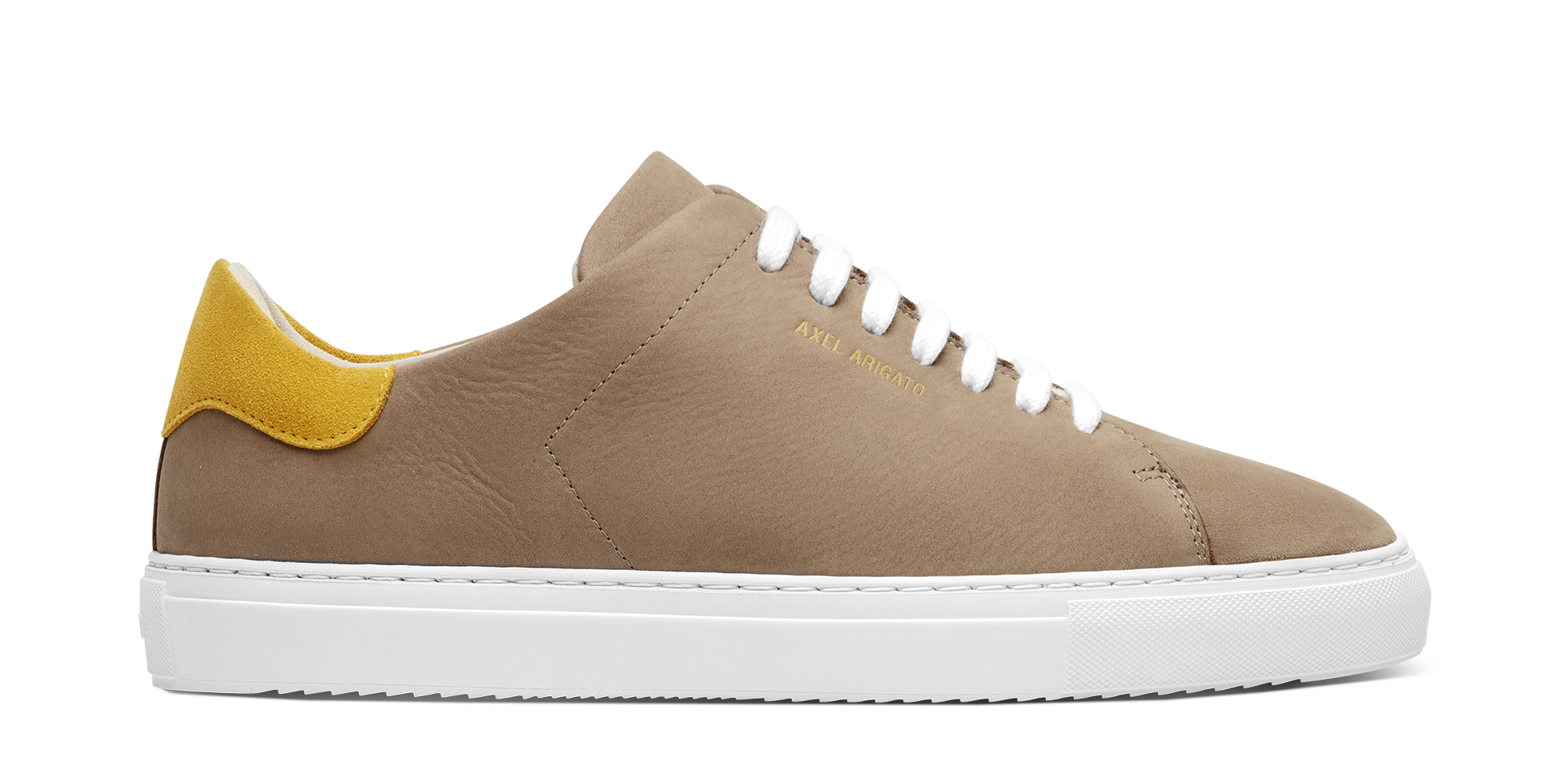 Clean 90 Sneaker - Taupe/Yellow