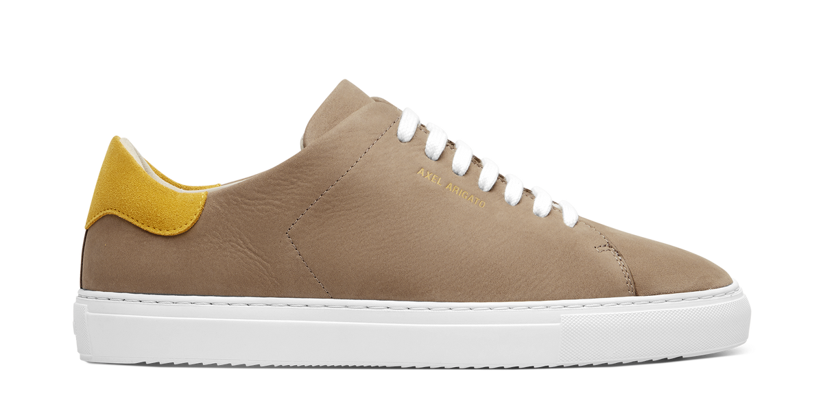 Clean 90 Sneaker - Taupe/Yellow