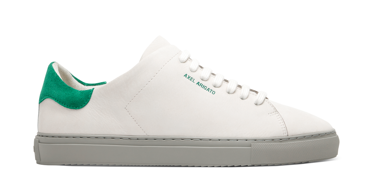 Clean 90 Sneaker - Off White/Dark Green