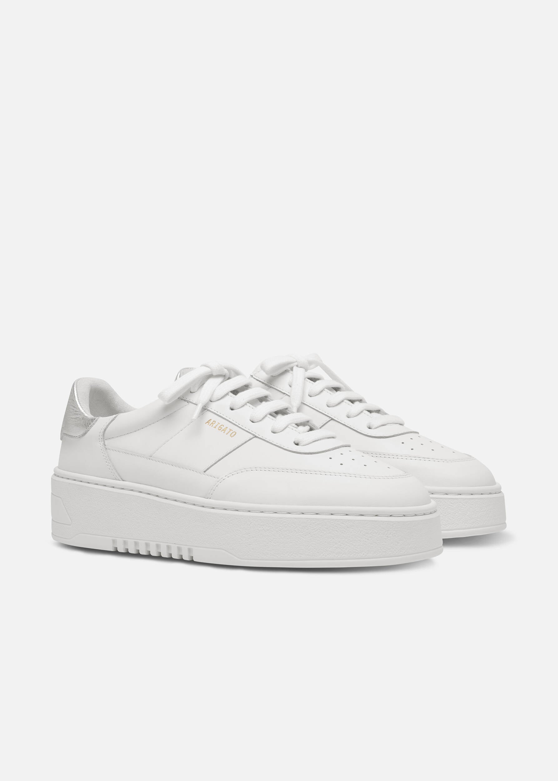 Orbit Vintage Sneaker - White/Silver