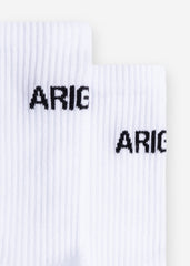Arigato Logo Tube Socks - White