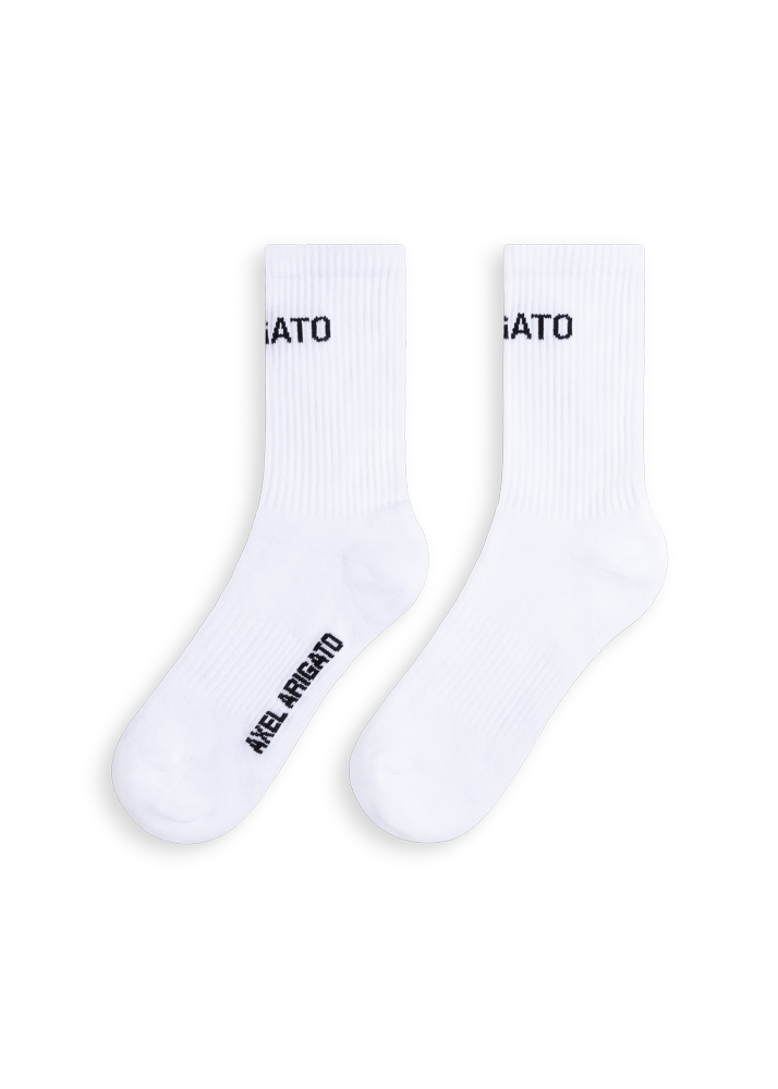 Arigato Logo Tube Socks - White
