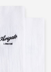 London Tube Sock - White