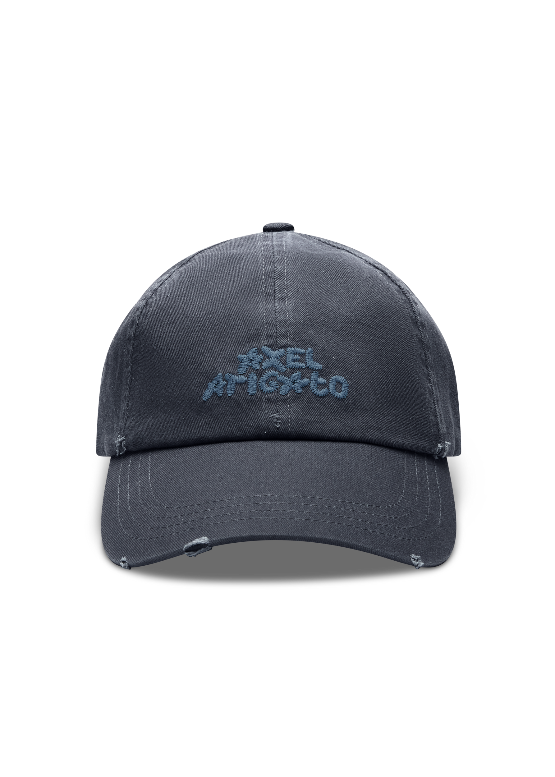 Floral Washed Cap - Dark Grey