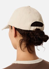 Floral Washed Cap - Beige