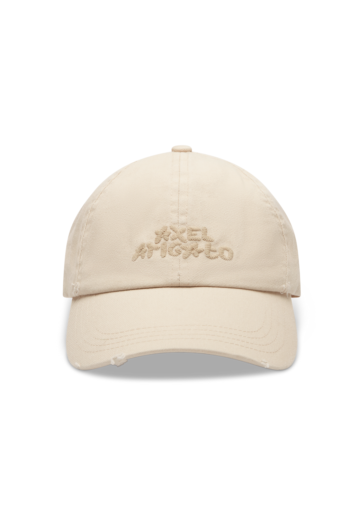 Floral Washed Cap - Beige