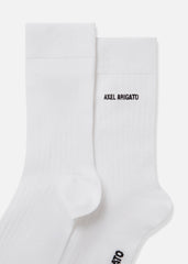 Linear Arigato Socks - White
